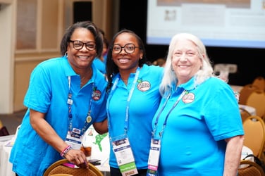 Gail, Candace, and CJ with Greater Atlanta 