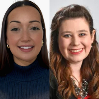 Natalie Lloyd and Emily West